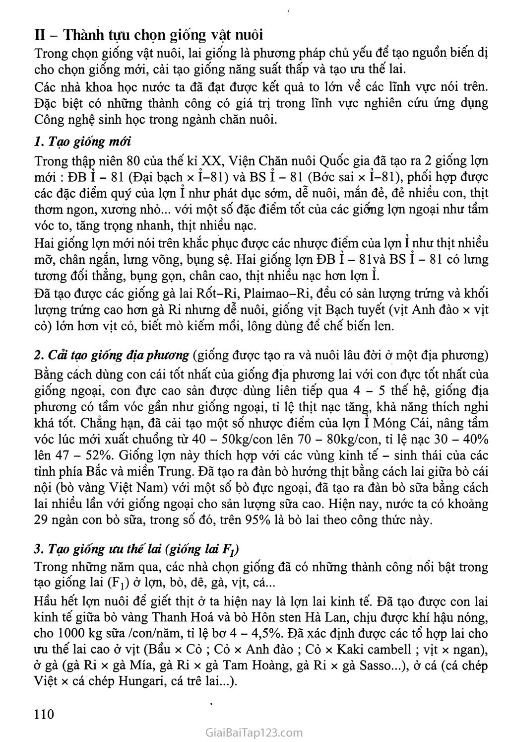 Bài 37. Thành tựu chọn giống ở Việt Nam trang 3