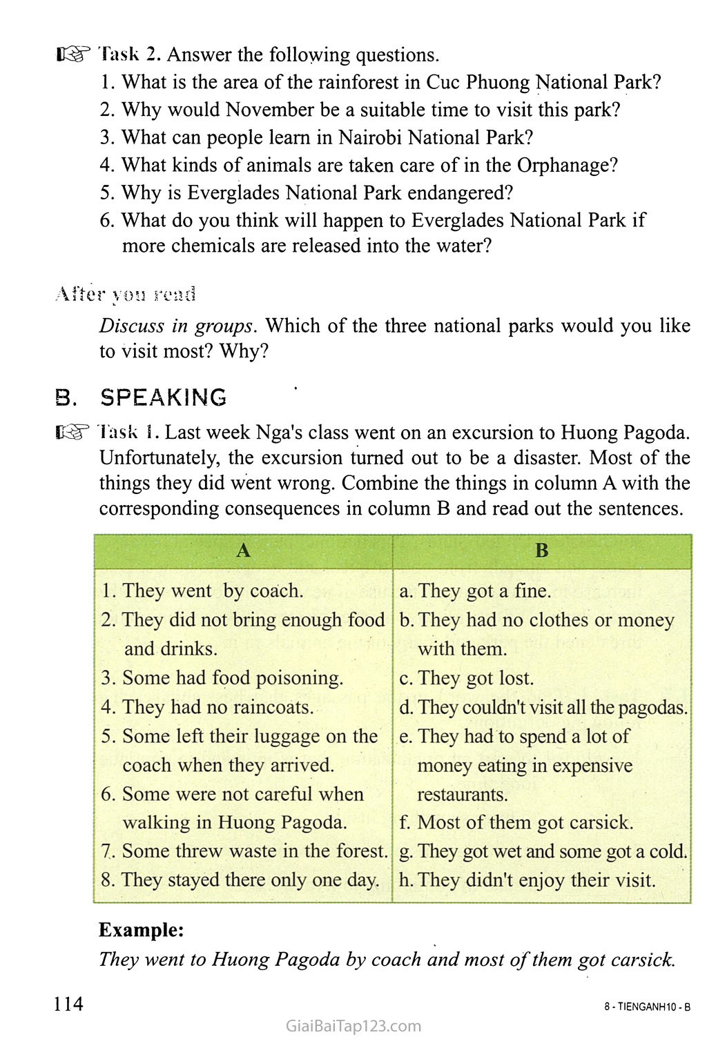 Unit 11: NATIONAL PARKS trang 3