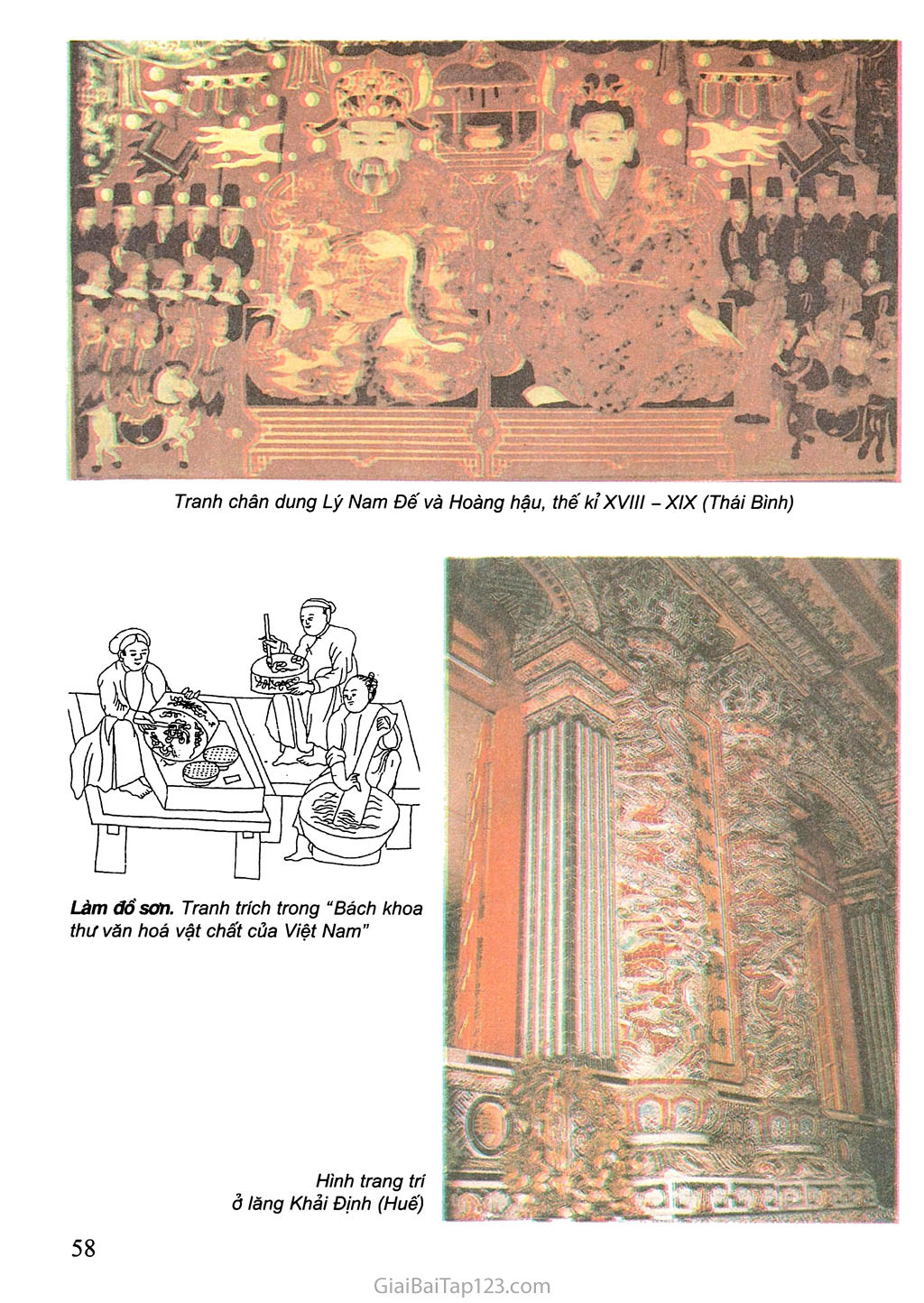Bài 1 Thưởng thức mĩ thuật Sơ lược về mĩ thuật thời Nguyễn (1802-1945) trang 5