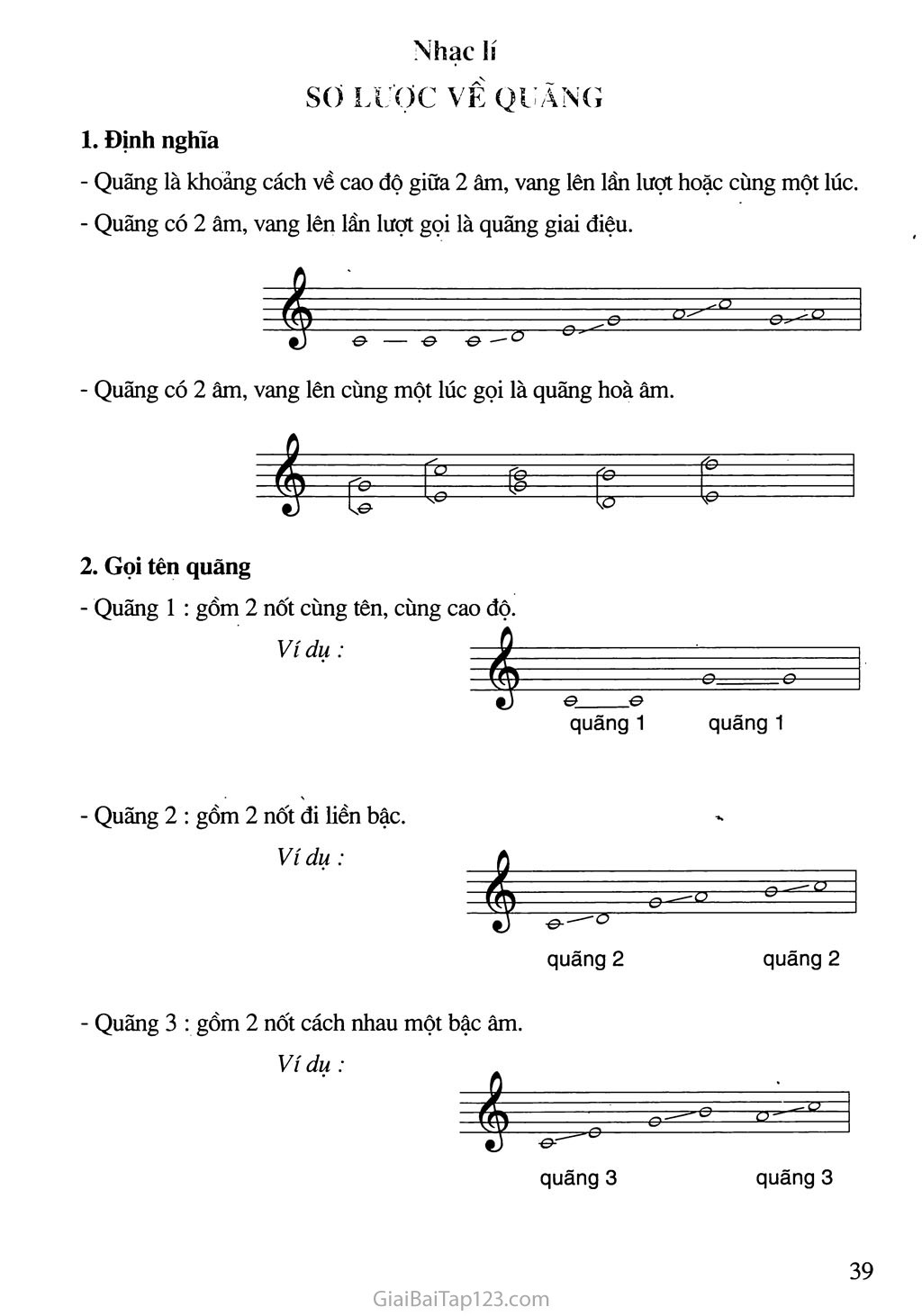 Tiết 19. Học hát: Bài Đi cắt lúa - Nhạc lí: Sơ lược về quãng trang 3