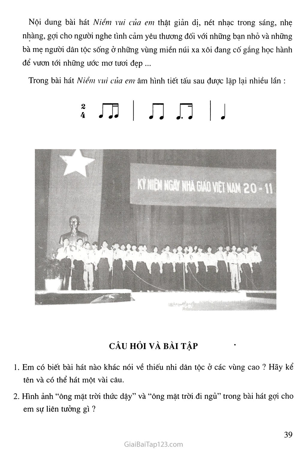Tiết 19. Học hát: Bài Niềm vui của em trang 2