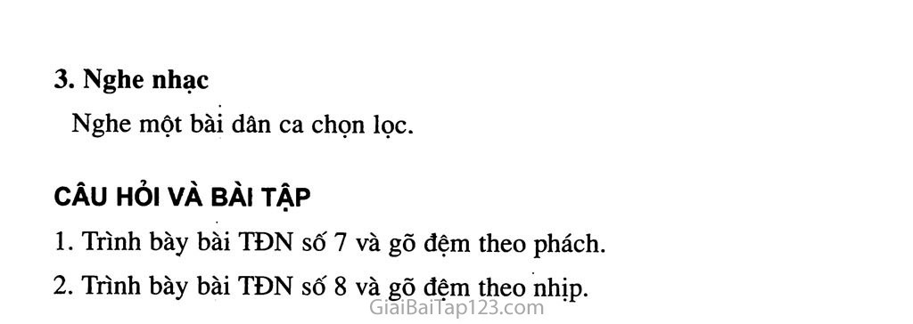 Tiết 29. Ôn tập TĐN số 7, số 8 - Nghe nhạc trang 2