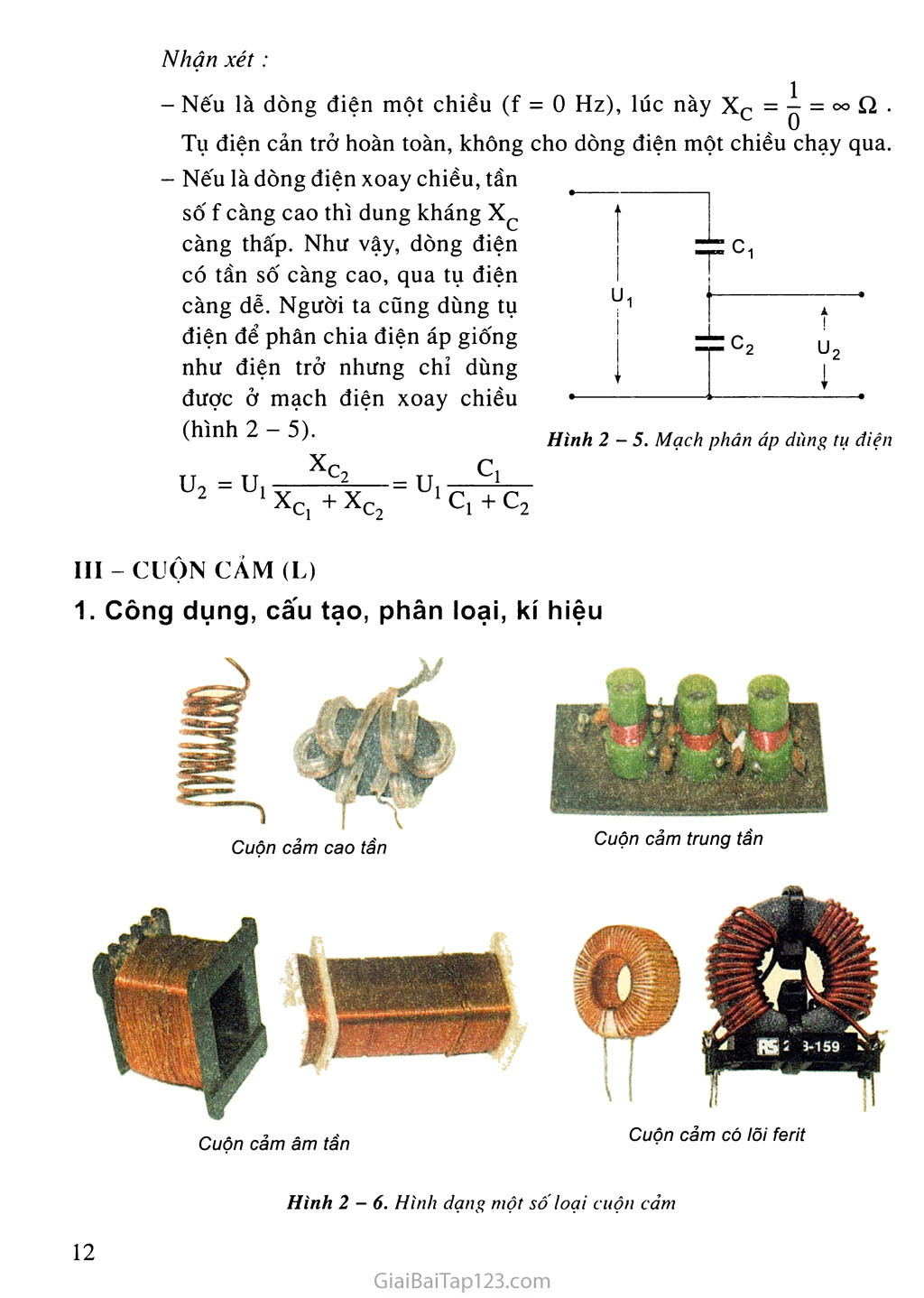 Bài 2. Điện trở - Tụ điện - Cuộn cảm trang 5