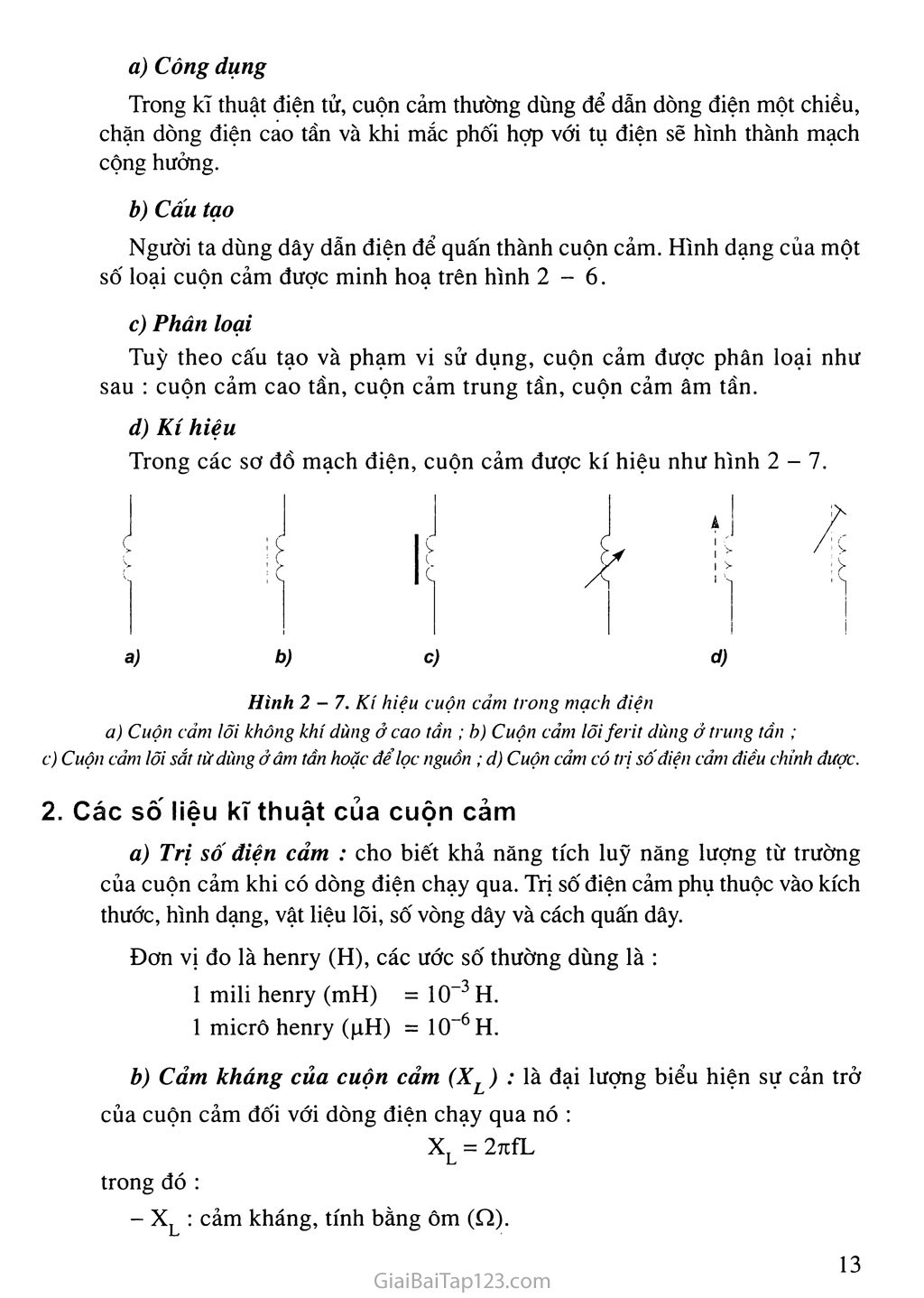 Bài 2. Điện trở - Tụ điện - Cuộn cảm trang 6