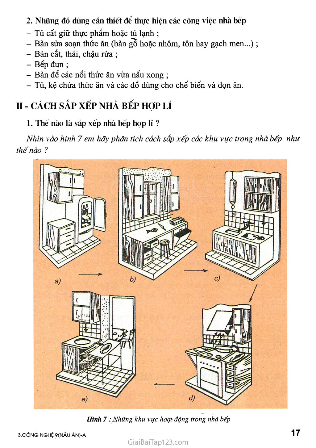 Bài 3. Sắp xếp và trang trí nhà bếp trang 3