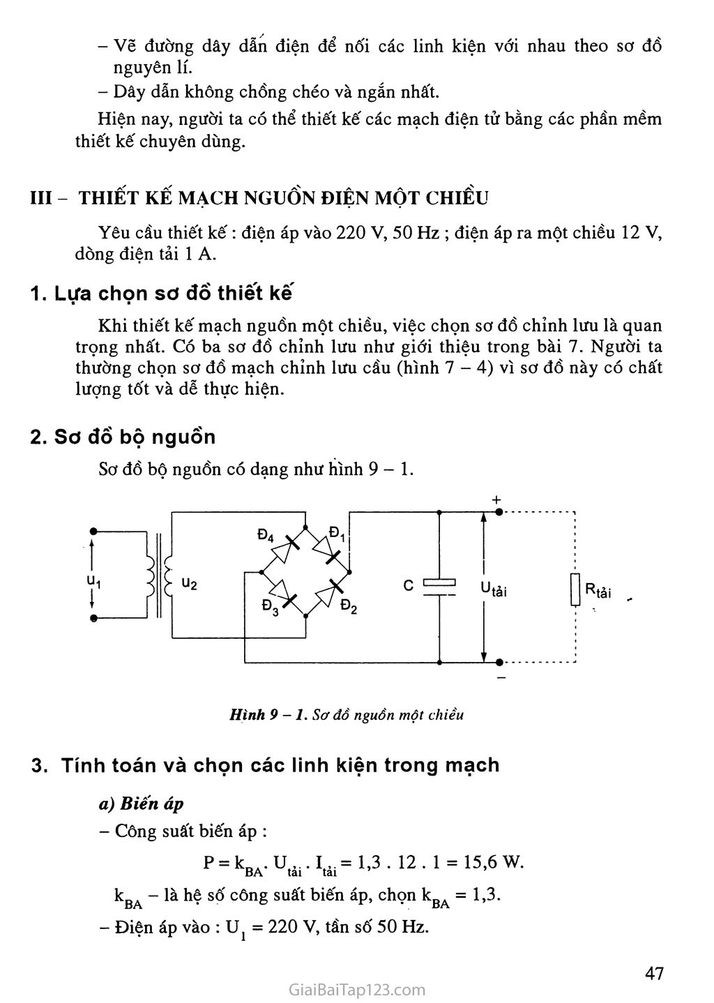 Bài 9. Thiết kế mạch điện tử đơn giản trang 2