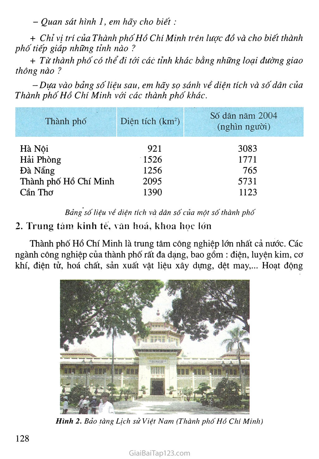 Bài 21. Thành phố Hồ Chí Minh trang 2