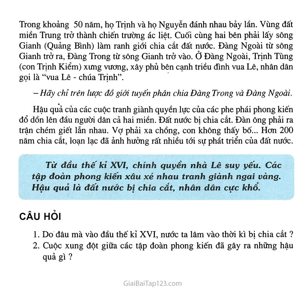 Bài 21. Trịnh - Nguyễn phân tranh trang 3