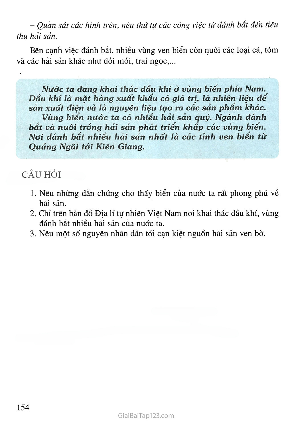 Bài 30. Khai thác khoáng sản và hải sản ở vùng biển Việt Nam trang 3