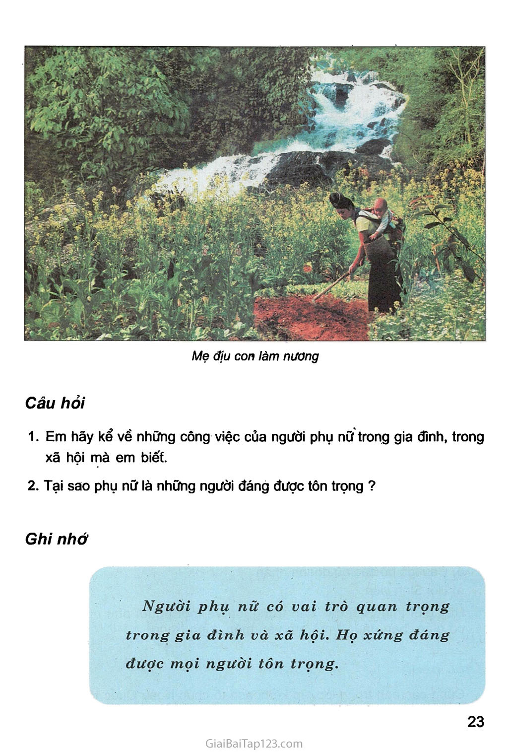 Bài 7. Tôn trọng phụ nữ trang 2