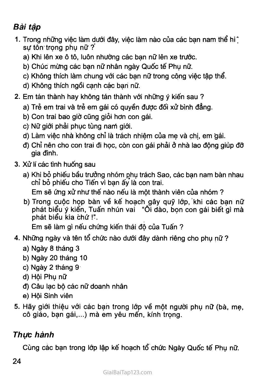 Bài 7. Tôn trọng phụ nữ trang 3