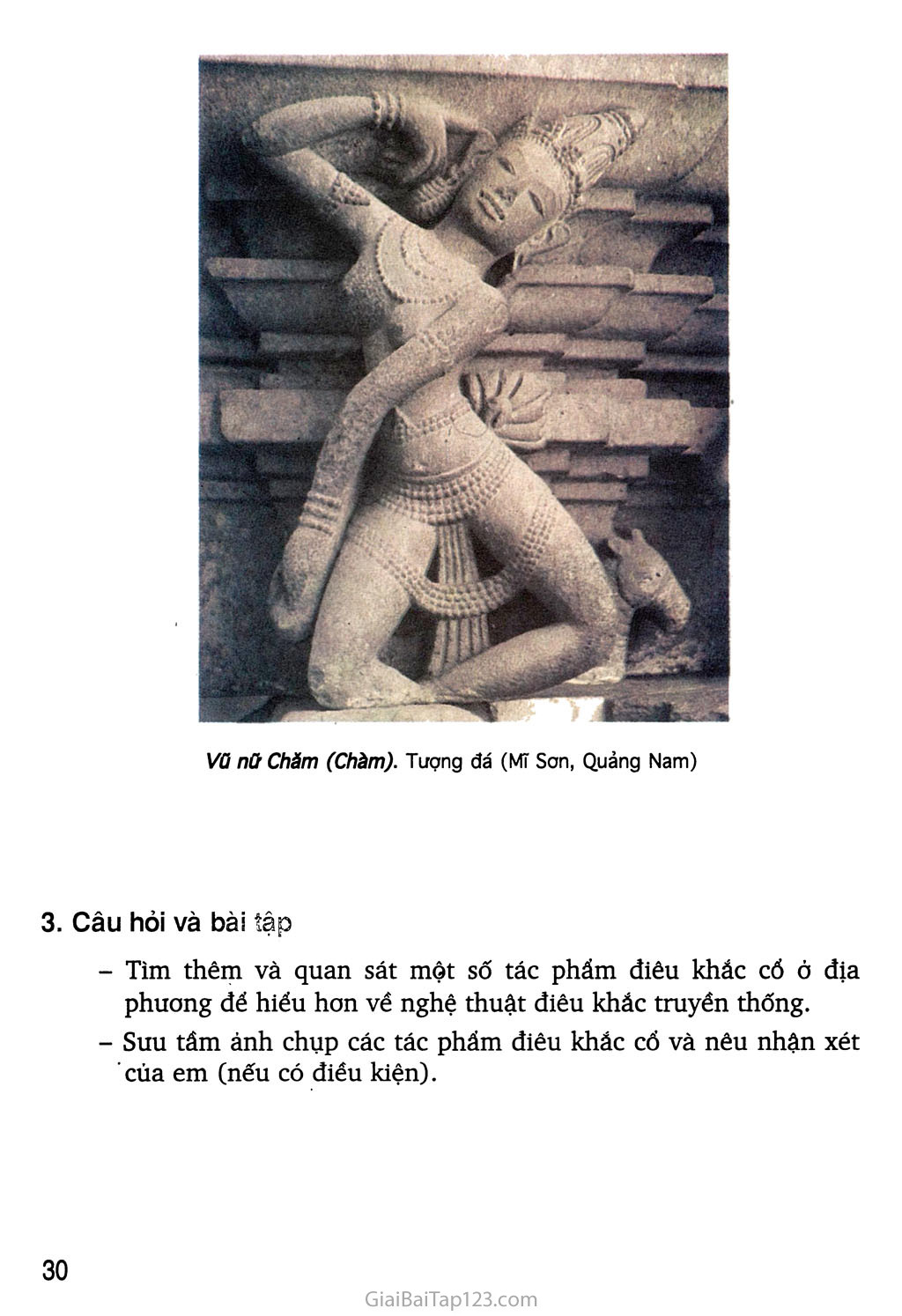 Bài 9: Thường thức mĩ thuật - Giới thiệu sơ lược về điêu khắc cổ Việt Nam trang 4