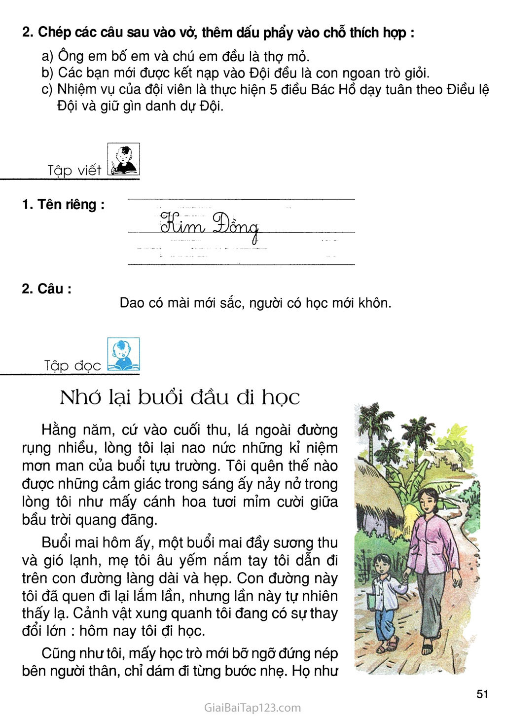 Tuần 6 - Chủ điểm: TỚI TRƯỜNG trang 6 Tuần 6 - Chủ điểm: TỚI TRƯỜNG trang 6