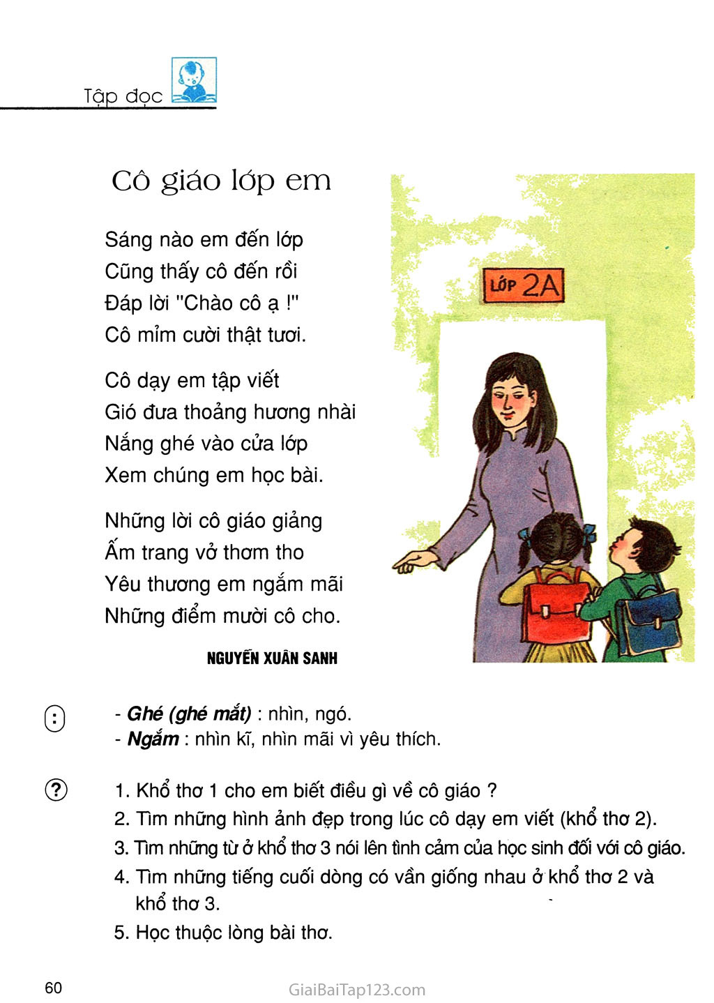 Sgk Tiếng Việt 2 - Tuần 7 - Chủ Điểm: Thầy Cô