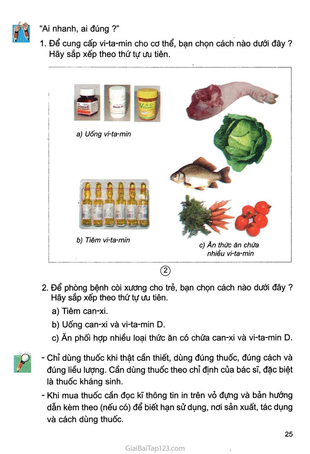 Bài 11. Dùng thuốc an toàn trang 2