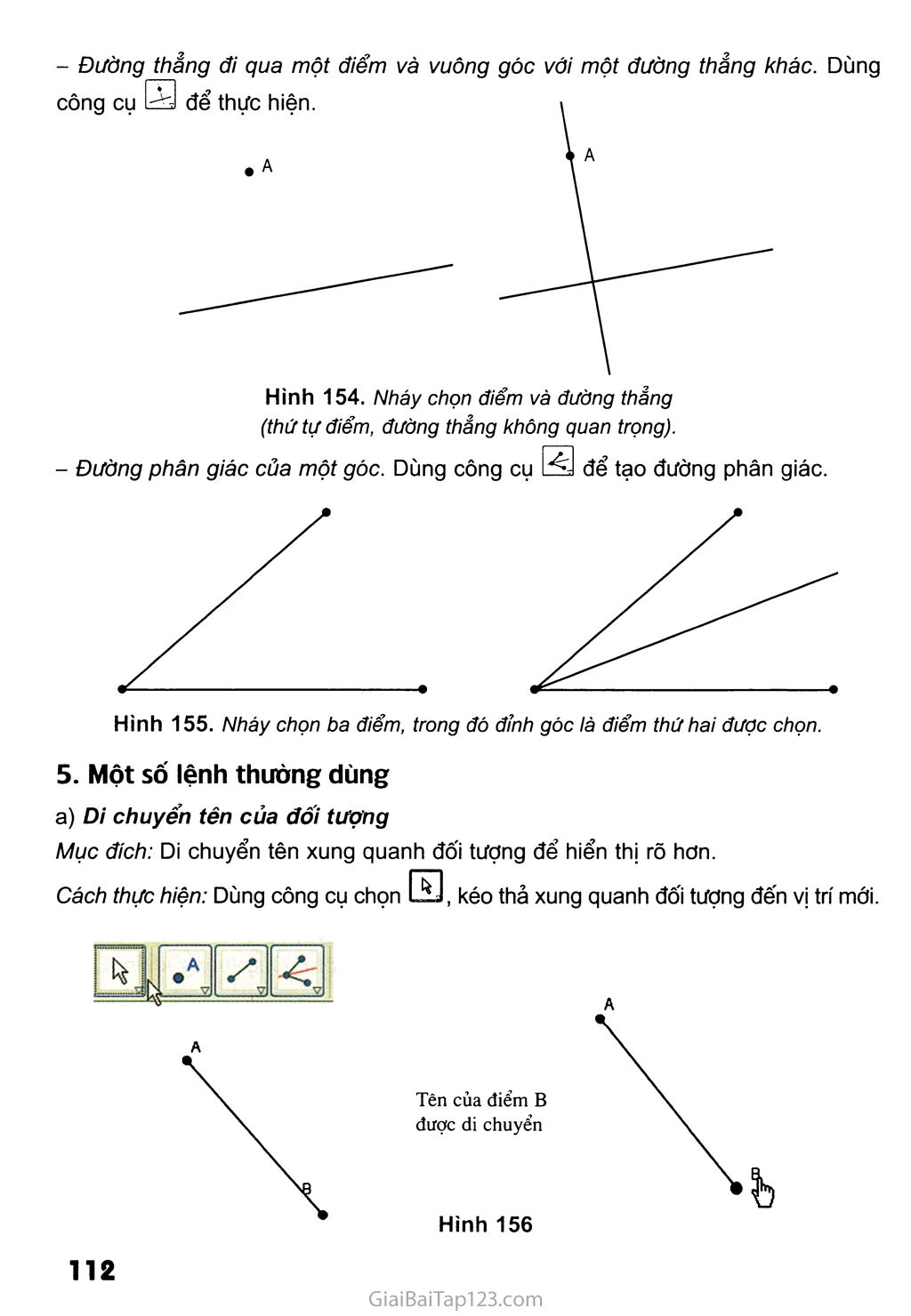 Bài 12. Học vẽ hình hình học động với GeoGebra trang 5