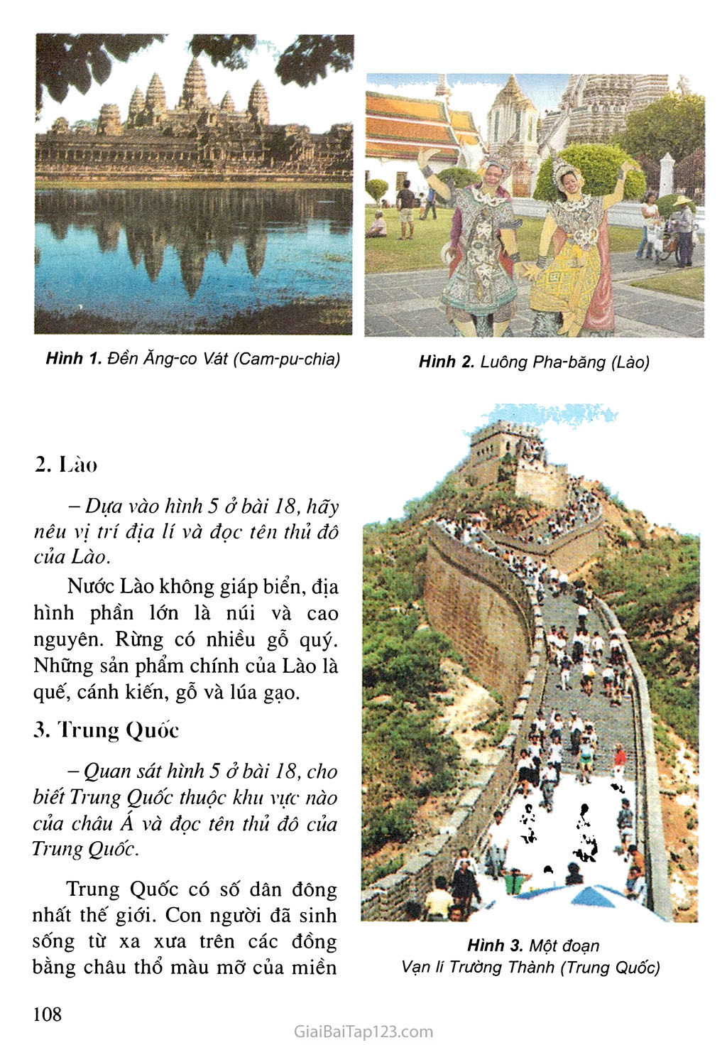 Bài 19. Các nước láng giềng của Việt Nam trang 2