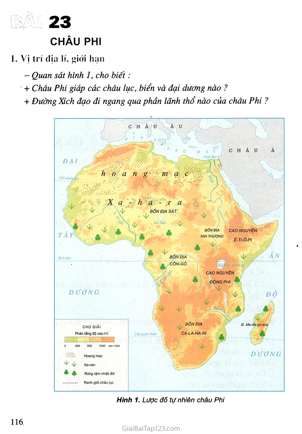 Bài 23. Châu Phi trang 1