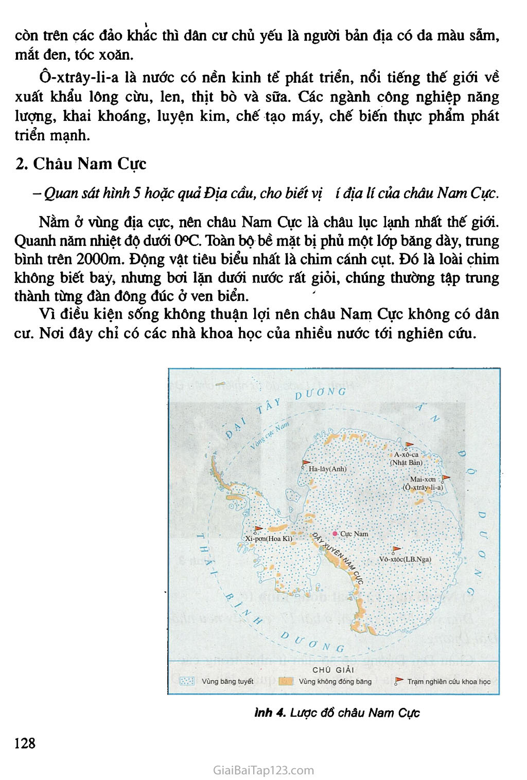 Bài 27. Châu Đại Dương và châu Nam Cực trang 3