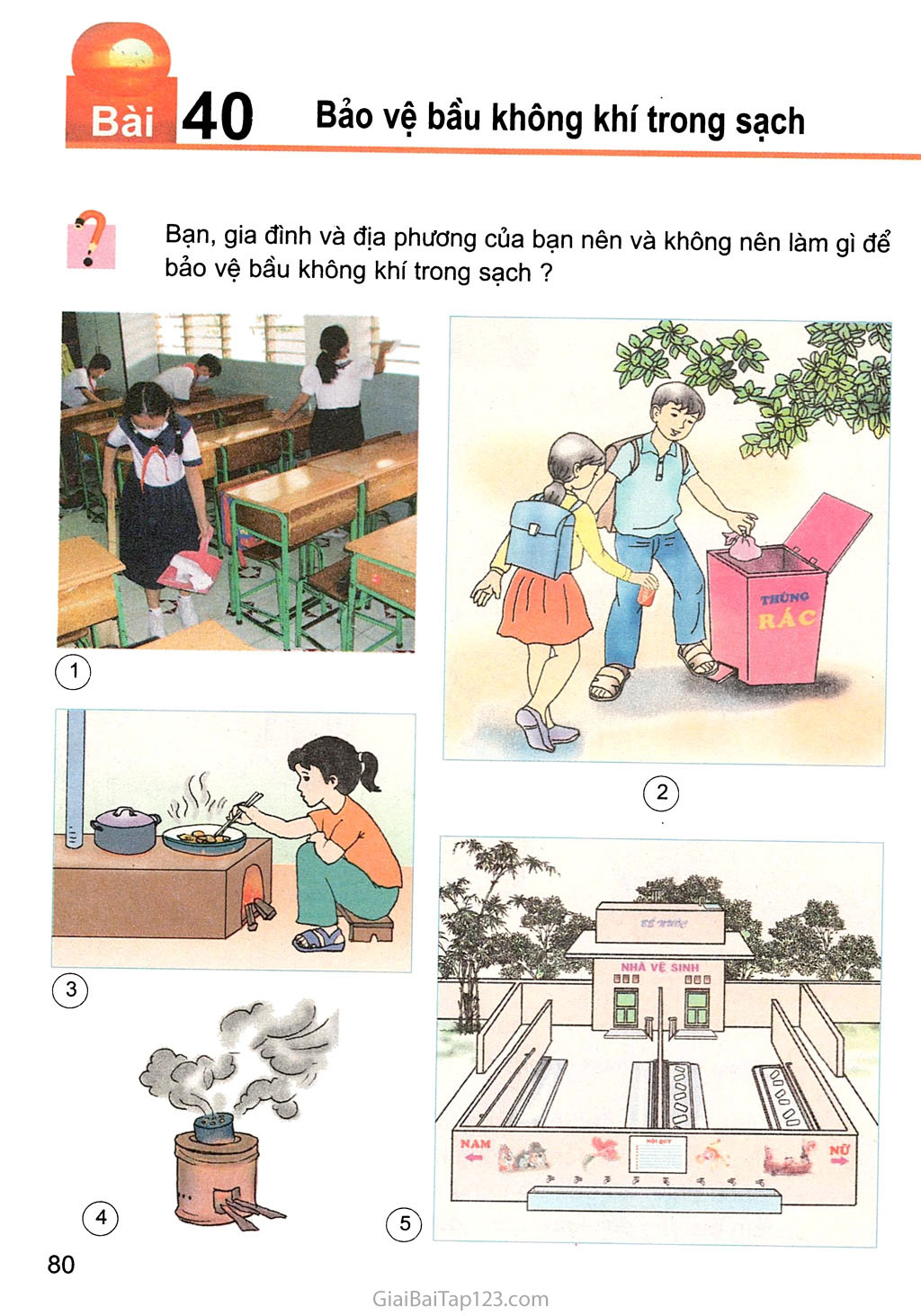Bài 40. Bảo vệ bầu không khí trong sạch trang 1