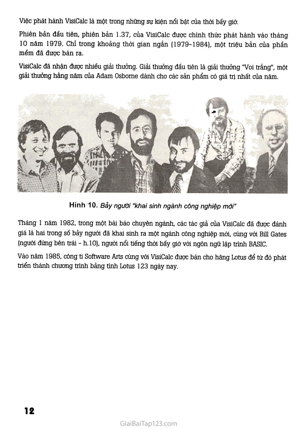 Bài đọc thêm 1. Chuyện cổ tích về VisiCalc trang 3