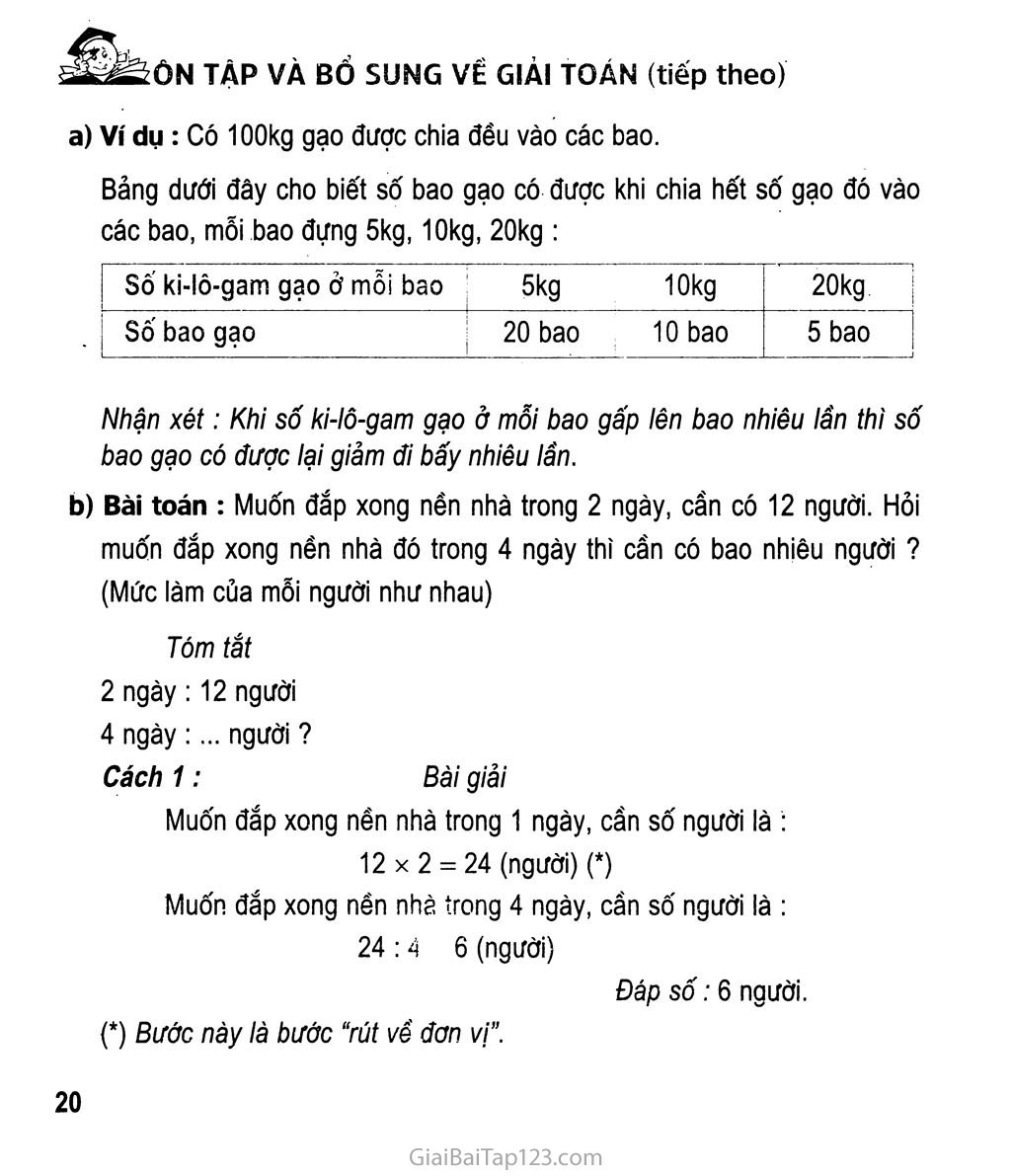Ôn tập và bổ sung về giải toán (tiếp theo) trang 1
