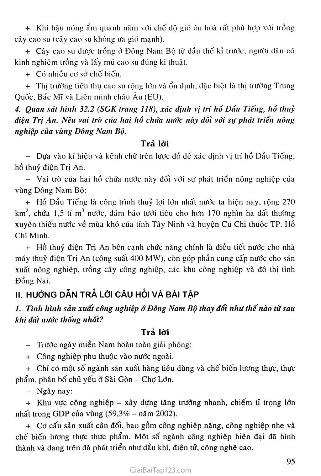 Bài 32. Vùng Đông Nam Bộ (tiếp theo) trang 2