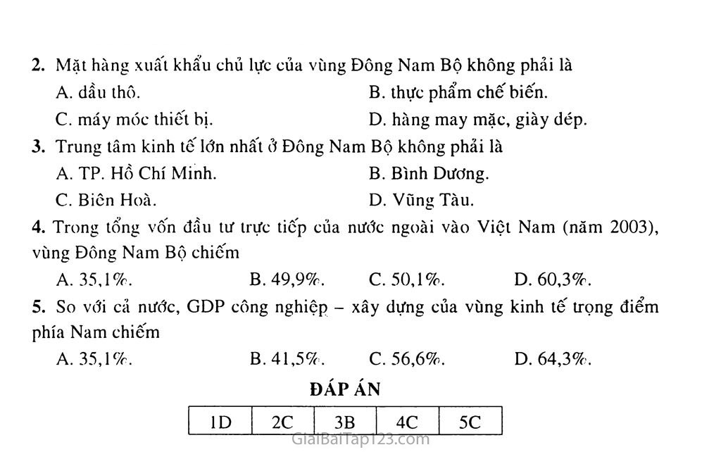 Bài 33. Vùng Đông Nam Bộ (tiếp theo) trang 4