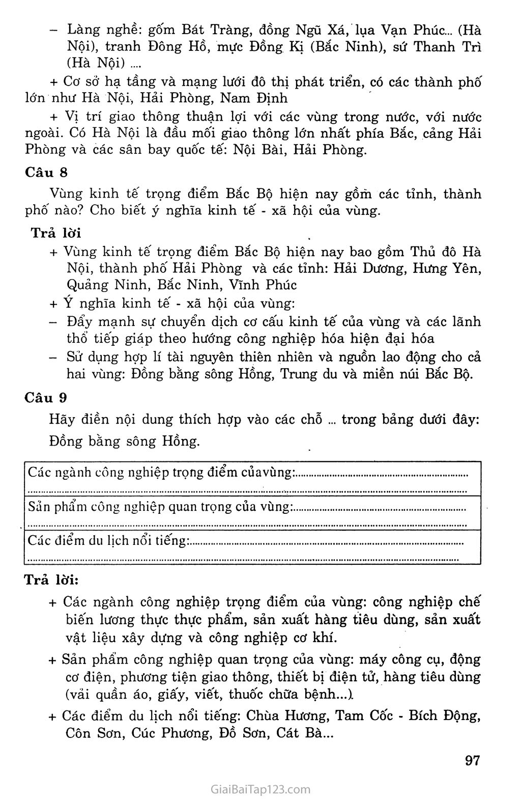 Bài 21. Vùng Đồng bằng sông Hồng (tiếp theo) trang 6
