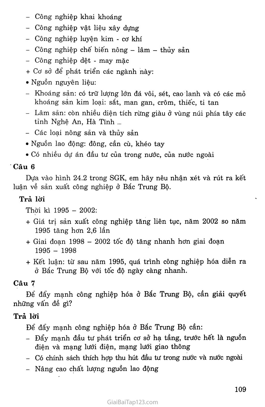 Bài 24. Vùng Bắc Trung Bộ (tiếp theo) trang 4